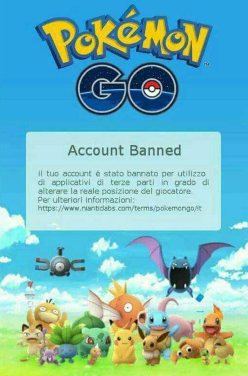 Pokèmon GO Account Banned - Pokèmon GO Italia Forum